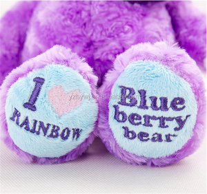 20 cm pequeño relleno color púrpura hermoso Oso de juguete osito de peluche - Product Image 5
