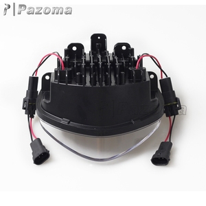 Phare LED de <span class=keywords><strong>moto</strong></span> en aluminium, 2007 w, Style puce noire, pour cruisoirs, 2016 - Product Image 3
