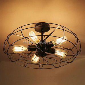<strong>Vintage</strong> Fans Pendant Lamp for bar or Copper Decor <strong>Vintage</strong> <strong>Ceiling</strong> <strong>Light</strong> - Product Image 1