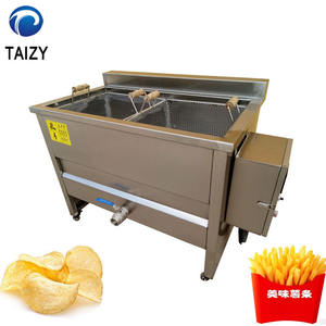 Macchina Semi-Automatica per la Produzione di Patatine Fritte/Linea di Produzione di Patatine Fritte su Piccola Scala 30kg/h - Product Image 2