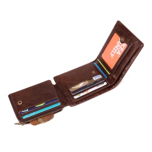 Joyir <span class=keywords><strong>de</strong></span> moda retro bolso hecho a mano <span class=keywords><strong>de</strong></span> los hombres <span class=keywords><strong>de</strong></span> Cuero billeteras caballeros inteligente RFID <span class=keywords><strong>carteras</strong></span> <span class=keywords><strong>de</strong></span> cuero - Product Image 6