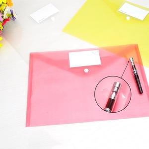 Enveloppes en plastique en Poly 100 pièces, dossier de documents <span class=keywords><strong>A4</strong></span>, avec pochette d'étiquette et fermeture à boutons <span class=keywords><strong>pour</strong></span> le bureau et la maison - Product Image 2
