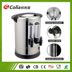 <span class=keywords><strong>Colia</strong></span> 2019 Offres Spéciales 304 en acier inoxydable double robinet 10L chaudière à eau CHAUDE/urne - Product Image 2