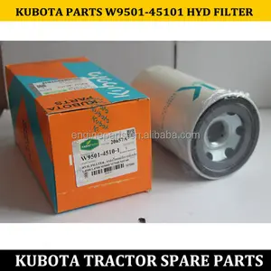 KUBOTA L3608,L4508 piezas de TRACTOR pequeño filtro de W9501-45101HYD