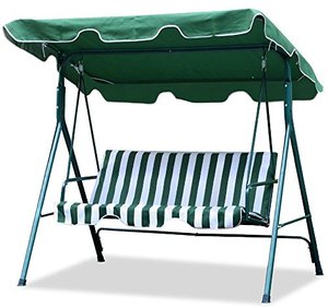 Tuin Patio Swing Stoel 3 Zits Swingende Hangmat Luifel Outdoor Professionele Tuin Comfortabele Indian Swing Bed - Product Image 6