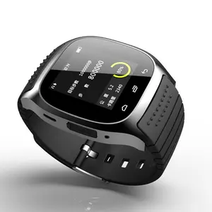 Stepfly Sport Smart Horloge Thermometer Altimet Horloge M26 Met Dial Sms Herinneren Stappenteller Voor Ios Android Pk U8