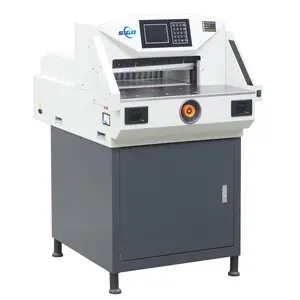 SG-4908B with touch screen, computer program-controlled, programmed, push-paper cutter
