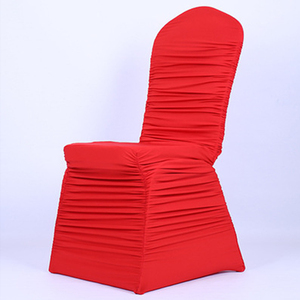 Mariage À Volants <span class=keywords><strong>Universelle</strong></span> Spandex <span class=keywords><strong>Housse</strong></span> De <span class=keywords><strong>Chaise</strong></span> Blanche - Product Image 4