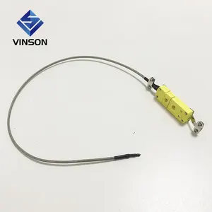 Kawat Lembut K Type Thermocouple dengan Mini Plug