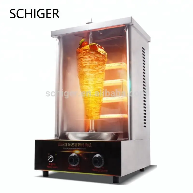 Schiger máquina vertical da confeitaria do kehab da carne