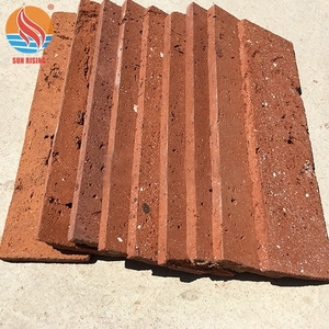 Baldosas de ladrillo recuperadas, 100% arcilla Natural original, azulejos de pared de ladrillo rojo viejo