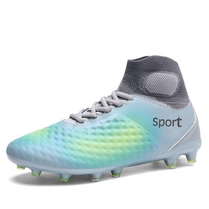 Último diseño botas ligeras zapatillas de moda Casual deporte fútbol zapatos EVA PU goma <span class=keywords><strong>Cr7</strong></span> fútbol zapatos malla reembolsable - Product Image 1