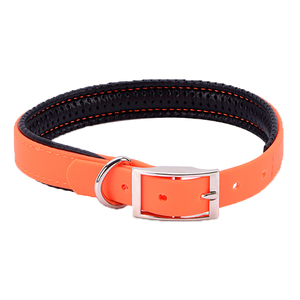 Neopreno impermeable acolchado naranja suave PVC perro de <span class=keywords><strong>Collar</strong></span> de Polyl de correas de Nylon relleno <span class=keywords><strong>Collar</strong></span> de perro y correa - Product Image 5