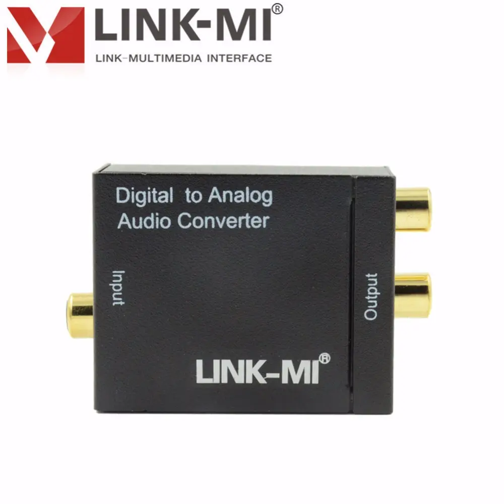NUOVO TV Digitale ad Analogico Stereo RCA <span class=keywords><strong>Audio</strong></span> Converter Converte Coassiale/segnali <span class=keywords><strong>audio</strong></span> digitali di <span class=keywords><strong>Toslink</strong></span> ad analogico L/R <span class=keywords><strong>audio</strong></span> 24-bit