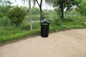 Contenedor <span class=keywords><strong>de</strong></span> <span class=keywords><strong>Basura</strong></span> Metálico para Exteriores con Sensor - Product Image 4