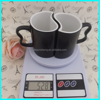 En gros porcelaine valentine magique tasse cadeaux couleur changeante tasse