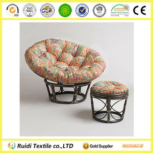 Venice Papasan <strong>Stool</strong> <strong>Round</strong> <strong>Cushion</strong> Papasan Chair <strong>Cushion</strong> - Product Image 1