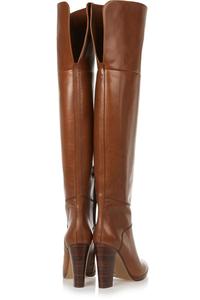 Moda di grandi dimensioni donne sexy sopra il ginocchio lunghi <span class=keywords><strong>stivali</strong></span> punta rotonda 2019 hotsale di alta <span class=keywords><strong>stivali</strong></span> <span class=keywords><strong>tacco</strong></span> - Product Image 4