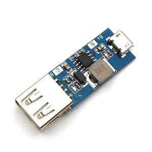 DC-DC โมดูลเพิ่มกำลังไฟ3V 3.3V 3.7V 4.2V ไป5V ที่มีการเพิ่มแหล่งจ่ายไฟสำรอง USB สำหรับ <span class=keywords><strong>iPhone</strong></span>/Android อัตรา - Product Image 1