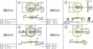 Vendite dirette in fabbrica batteria al litio 3v <span class=keywords><strong>cr2016</strong></span> con schede di saldatura - Product Image 2
