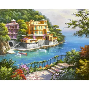 CHENISTORY 991853 Peinture Par Numéros Sur Toile Décoration Murale À L'huile Sans Cadre Pour Kits peinture sur toile - Product Image 1
