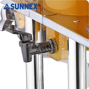 Dispensador Giratorio de Bebidas y Cereales de Acero Inoxidable de Alta Calidad Sunnex, 3 Litros, 6 Unidades, para Equipamiento de Servicio de Restaurantes y Hoteles - Product Image 4