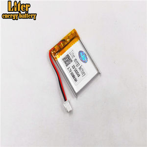 Plugue <span class=keywords><strong>2</strong></span>.0-<span class=keywords><strong>2</strong></span> P 503040 600 mah <span class=keywords><strong>3</strong></span>.7 v Recarregável lipo bateria solar bateria de lítio polímero de iões de lítio com PCM - Product Image 4