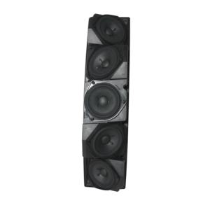 Sistema PA, 4,5 pulgadas, 150W a 8ohm, columna montada en la pared, conjunto de altavoces con 5 controladores de rango completo que cubren WP-4120 de ángulo completo - Product Image 3