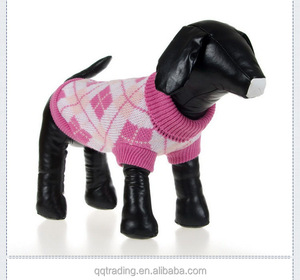 Grosir item wag anjing pencocokan dan manusia argyle a tude kecil pet dog pakaian pakaian - Product Image 2