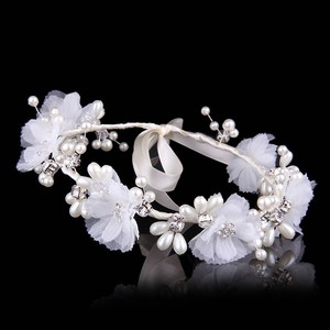 Nuevo Diseño de la perla venda de la corona de <span class=keywords><strong>las</strong></span> tiaras accesorios de joyería de moda - Product Image 2