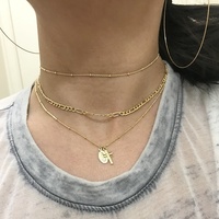 Collier avec pendentif en argent 925 Gemnel, bijoux religieux bohèmes, médaille de la Vierge Marie, croix