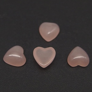 Ouvir corte de gema de vidro liso barato em forma de coração cabochão - Product Image 5