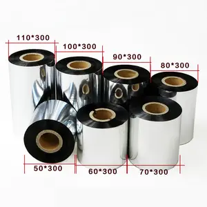 High Quality Resin Ribbon Width 50-110ミリメートルBarコードRibbons For PET/PVC Labels