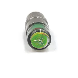Chrome Anti Theft for <strong>Car</strong> Tyre Gauge <strong>Valve</strong> Air Alert <strong>Cap</strong> Tire <strong>Valves</strong> Pressure <strong>Caps</strong> - Product Image 1