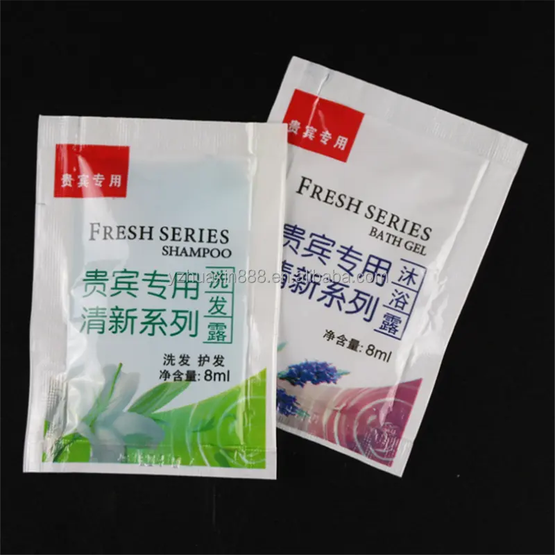 2016 hot sale disposable sachet of shampoo