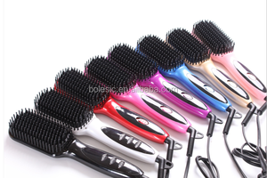 Alibaba 2016 Top qualité plat fers fer à vapeur de gros numérique brosse à cheveux redresseur lcd avec <span class=keywords><strong>la</strong></span> certification ce - Product Image 2
