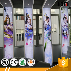 Com alli baba de visualización de publicidad caja de luz 5 cm framless tela caja de luz para mayor - Product Image 1