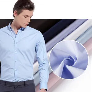 Novo design de moda tecido de microfibra tecido da camisa casual atacado