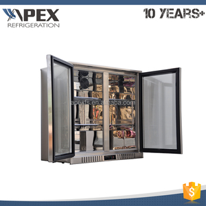 R134a/R600a compresor <span class=keywords><strong>LG</strong></span> sistema de enfriamiento dinámico material acero inoxidable cerveza nevera refrigerador barra de nuevo - Product Image 4