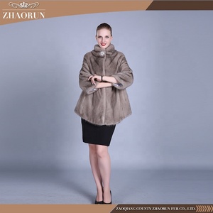 Cappotto in Pelliccia di <span class=keywords><strong>Visone</strong></span> dal Mercato all'Ingrosso Cinese, Nuovo Design - Product Image 6