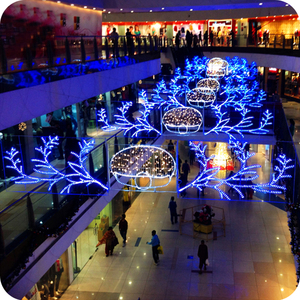 Commercial Grade Outdoor Christmas Street Light Decoration LED Light Source Stylish <strong>String</strong> Design in Multiple Colors IP65 Rated - Product Image 6