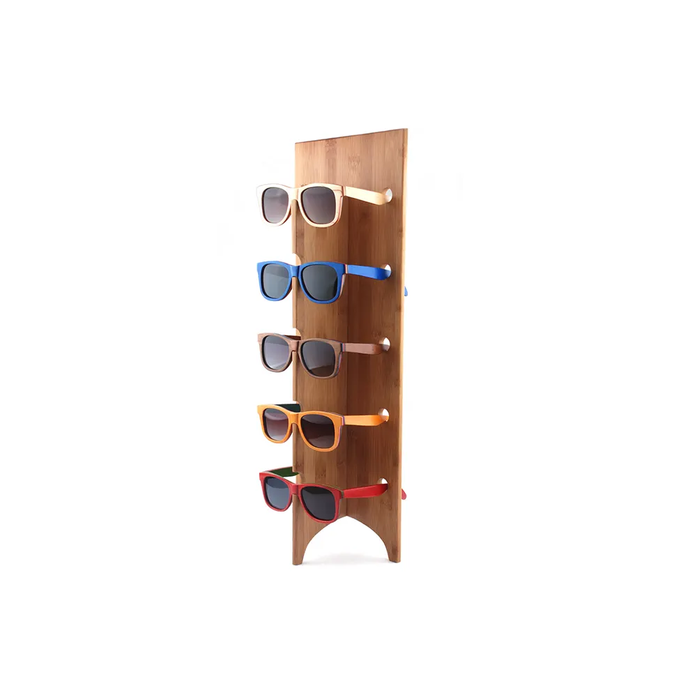 Sun glasses Display Stand Glasses holder bamboo sunglasses stand