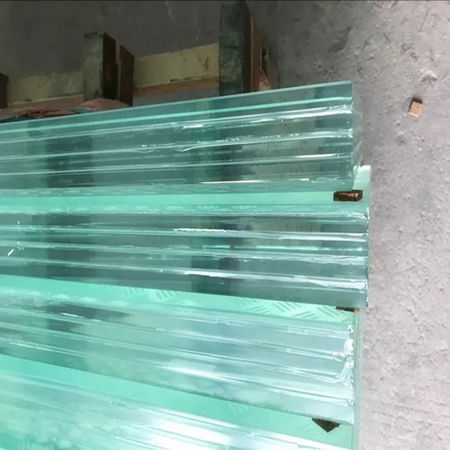 Factory Large Size Flat Or Curved PVB Dupont Sentryglas Laminated Glass