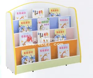 नई डिजाइन लकड़ी बुकशेल्फ़ बच्चों किताबों की अलमारी दीवार डिजाइन लकड़ी पुस्तक रैक