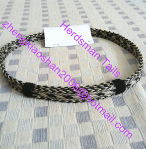Cinta para Sombrero de Vaquero y Vaquera de 10 mm de Ancho, Hecha de Crines de Caballo Trenzadas - Product Image 2
