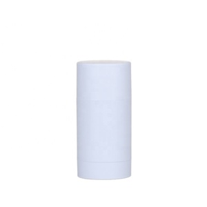 glossy empty White transparent 30ml 50ml 75g round black deodorant stick container twist packaging plastic bottles