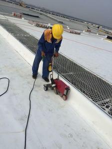 सिंगल प्पे टपो वाटरप्रूफ छत झिल्ली प्रणाली 1.2/1.5 मिमी प्लास्टिक की मोटाई - Product Image 6