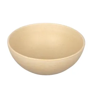 Custom Dinnerware 100% Biodegradable raw material eco friendly baby bamboo fiber bowl for kids can putsoup salad maize slices