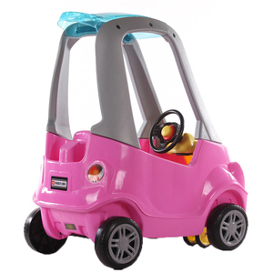 Cosy rolls on rugged, neumáticos duraderos, ruedas delanteras giran 360 grados paseo alimentado por niños en el pequeño coche acogedor Coupe - Product Image 4