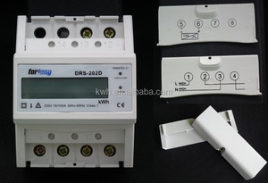 원격 방해기 단상 1600imp/kwh LCD 디스플레이 230V 전자 계량기용 에너지 미터 - Product Image 2